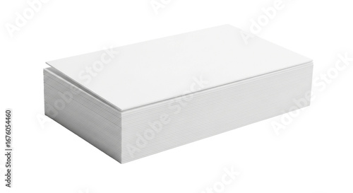 Wallpaper Mural Stack of blank white paper sheets isolated on transparent background Torontodigital.ca