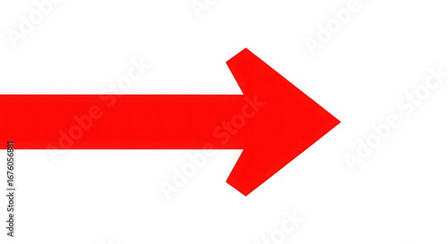 Wallpaper Mural Bold red arrow pointing to the right on a black background Torontodigital.ca