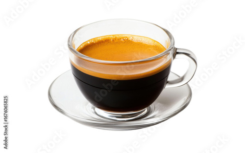 Coffee americano isolated on white background, png