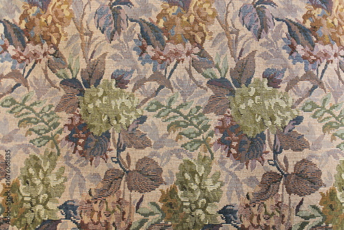 Vintage floral suitcase