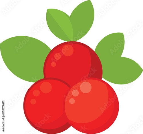 Berry cartoon vector illustration