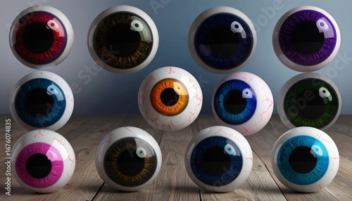 Naklejka Augen in allen Farben