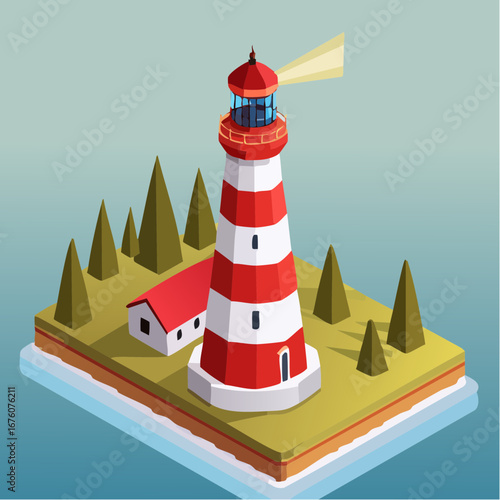 Leuchtturm an der Küste