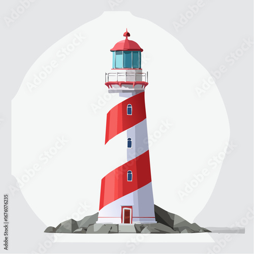 Leuchtturm an der Küste