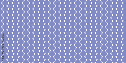 Abstract geometric seamless pattern with blue dots and hexagons, a colorful tiled backdrop for modern design or vintage wallpaper. Seamless gray metallic mesh texture, perforated steel speaker grill.