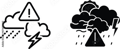 weather icon set.Weather icon in line style, Weather isolated on white background. Clouds logo and sign, vector illustration. Simple modern design.the weather is beautiful.simple clouds icon.