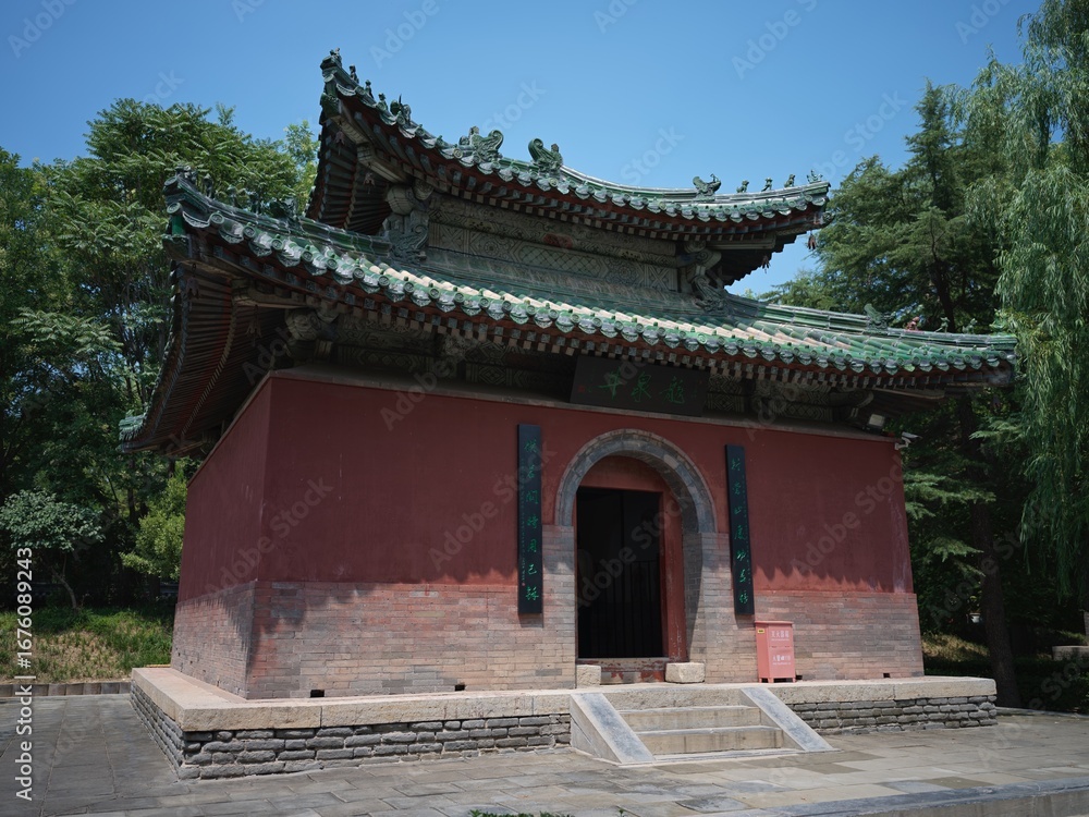 Fototapeta premium Longxing Temple in Zhengding Ancient City, Zhengding County, Hebei Province, China