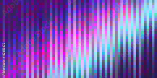 Futuristic neon gradient pattern with vertical glowing lines blending smooth and radiant colors. Minimalistic abstract dark background perfect for creative digital tech designs. Eps10