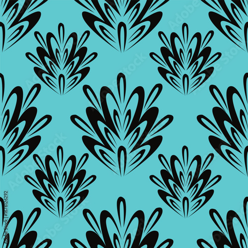 abstract a solid multicolor small and big flower mixed vector pattern arrangement with medium color, all over vector design with white background illustration digital