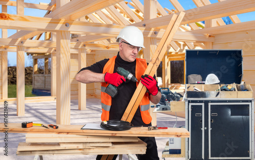 Construction, Carpentry. Wo...