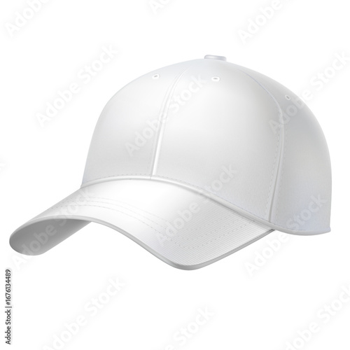 white baseball cap