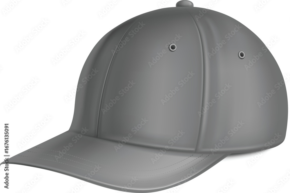 Naklejka premium black baseball cap