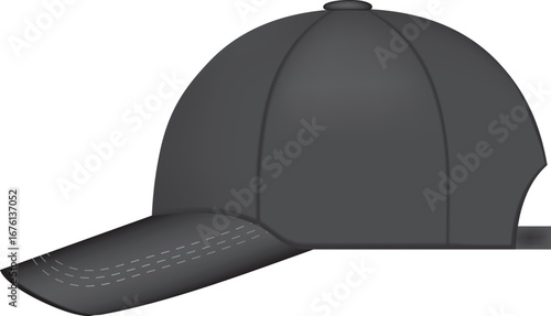 black baseball cap