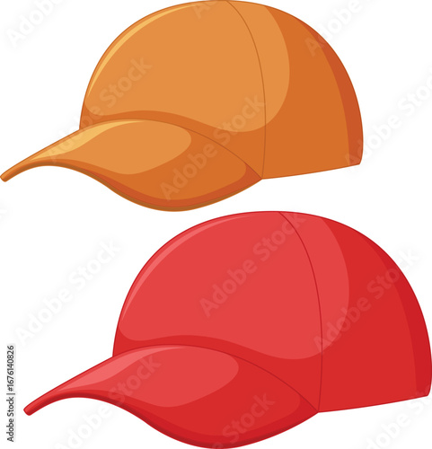 vector baseball cap