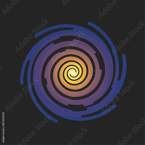 A stylized robot bust with a glowing blue chest emblem.