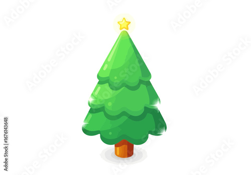 Vector art of a glowing incandescent light bulb with a bright yellow halo, isolated on a, symbolizing ideas and innovation