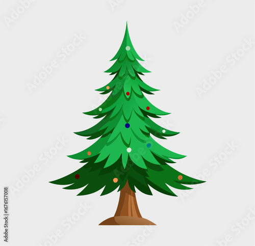 The pine tree, widely used for Christmas