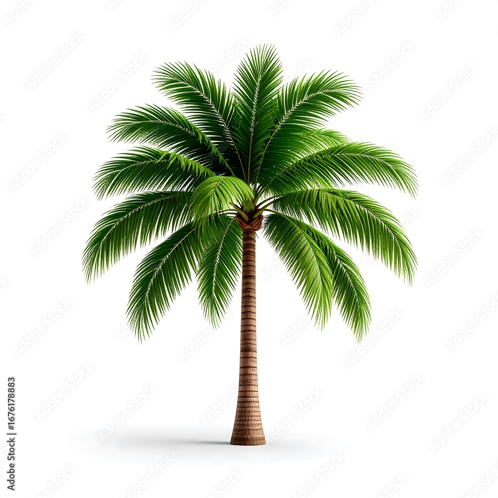 Obraz premium Isolated palm tree