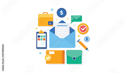 Digital communication and financial transactions with mobile devices and envelopes