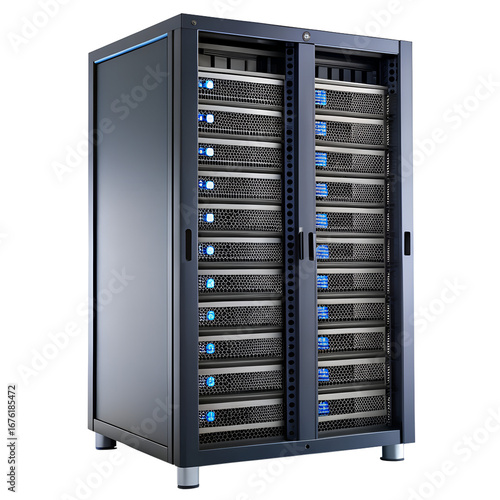 High-Performance Server Rack Optimized Data Center Infrastructure
