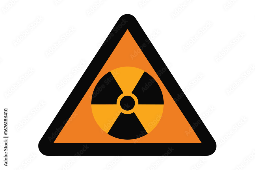 Fototapeta premium Simple equilateral triangle graphic with color options