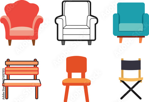 Collection of various chair designs for furniture inspiration