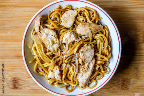 Chicken Chow Mein Delicious Asian Meal