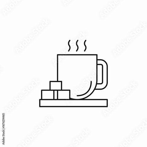 coffee break icon sign vector
