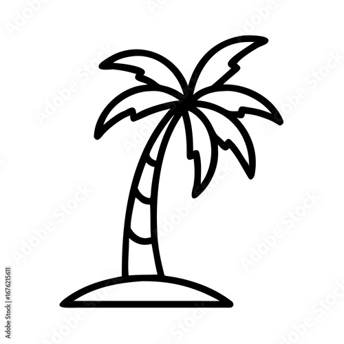 palm tree vector illustration