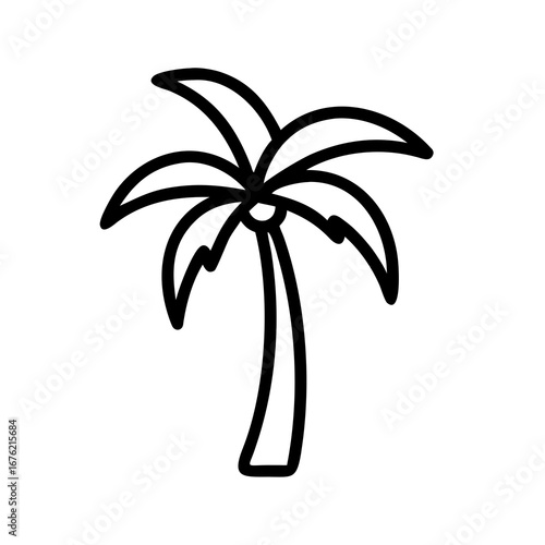 tropical palm tree