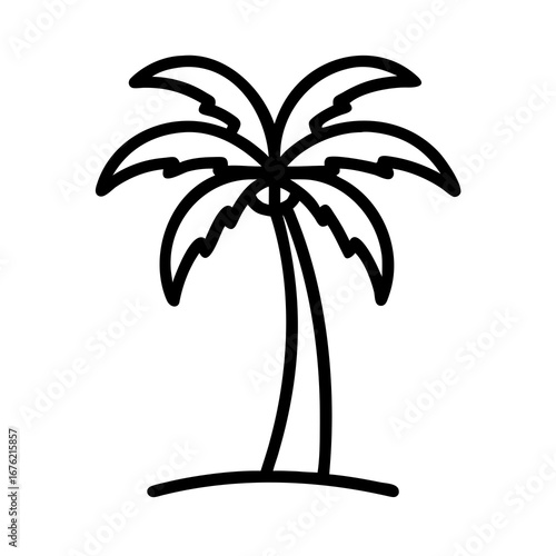 palm tree vector illustration