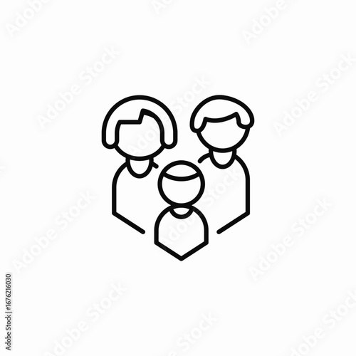 group of guests icon sign vector