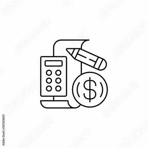 mobile banking payment icon sign vector