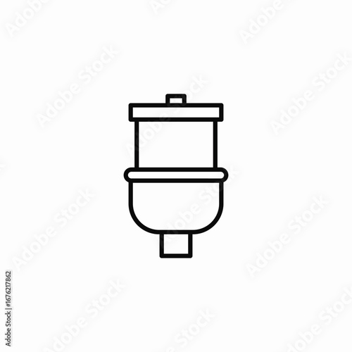 wc toilet icon sign vector