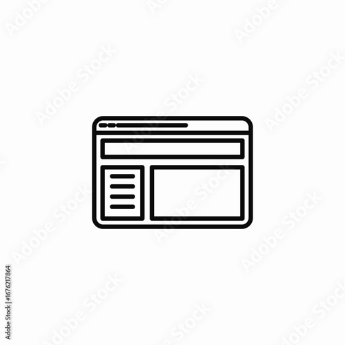 website design icon sign vector