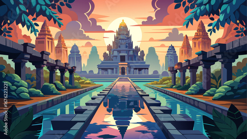 Angkor Wat, Cambodia
Vast stone causeways lead to soaring towers mirrored in tranquil waters, where intricate carvings narrate myth and eternity within the heart of Khmer civilization.