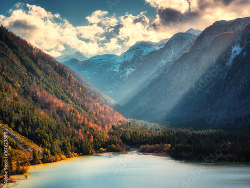 Aerial view of a peaceful a...