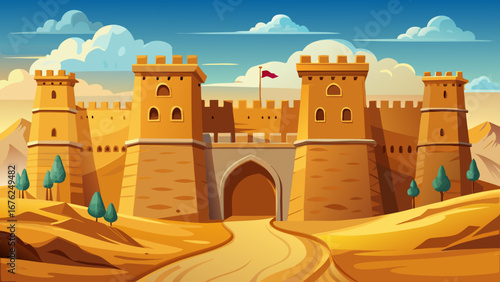 Bam Citadel, Iran
Earthen ramparts and towering gateways of an ancient desert fortress rise dramatically from golden sands, reflecting centuries of resilience and architectural ingenuity in clay.