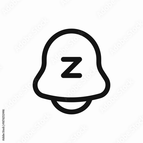 alarm clock snooze icon sign vector