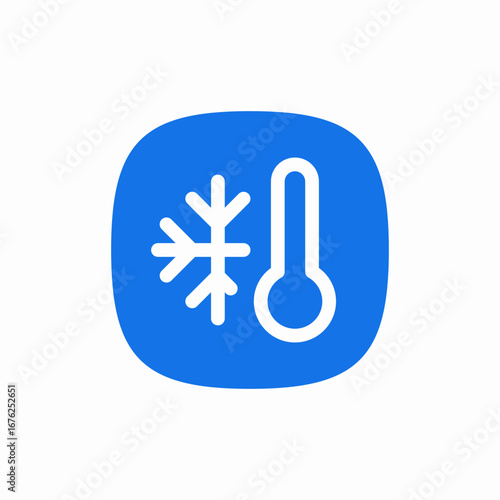 cold temperature icon sign vector