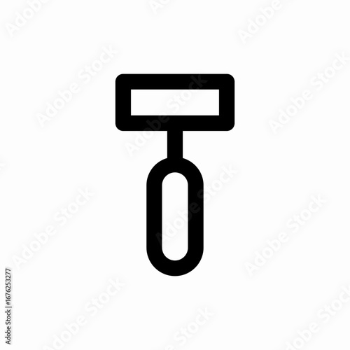 shave razor icon sign vector