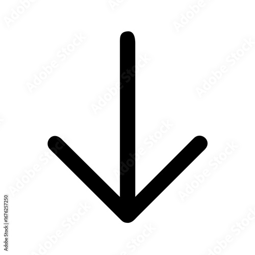 Alternate Down Level Icon – Downgrade, Decrease, Progress