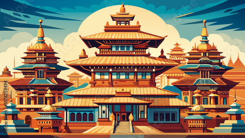 Durbar Square, Kathmandu, Nepal
Intricately carved wooden palaces and pagodas cluster together, standing resilient against time and tremors, embodying the heart of Nepal’s artistic and royal heritage.