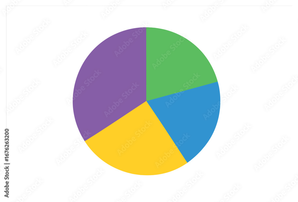 Fototapeta premium Bright colored 3d icon set. featuring pie chart, graph, data visualization, analysis, and statistics symbols