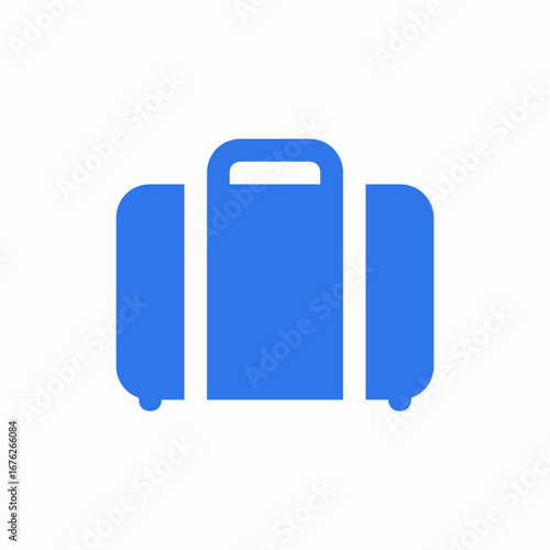 baggage luggage icon sign vector