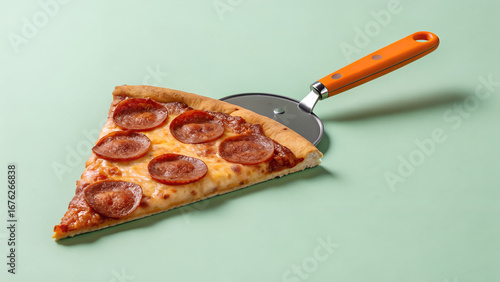 Homemade deep-dish pizza in a frying pan for an easy family meal