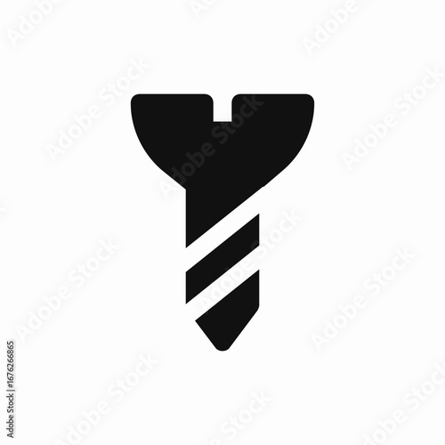 screw bolt icon sign vector