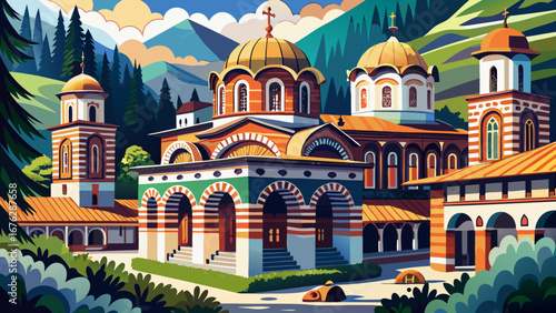 Rila Monastery, Bulgaria
Striped arches and vibrant frescoes decorate hidden courtyards deep in forested mountains, embodying Bulgarian spirituality, cultural resilience, and timeless Eastern Orthodox