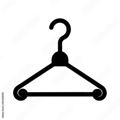 coat hanger isolated on white