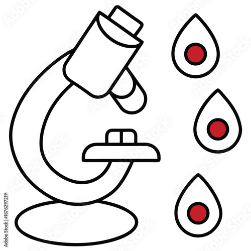 microscope close up of red blood cells